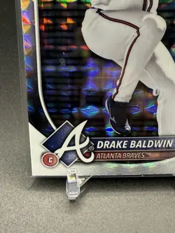 Drake Baldwin 2025 Bowman Chrome #75 Geometric Refractor [#221/499] Rookie (RC) - Image 5