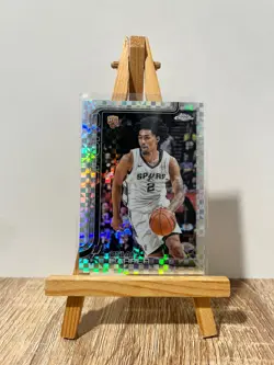 DYLAN HARPER 2025-26 Topps Chrome Rookie #252 X-Fractors SAN ANTONIO SPURS - Image 1