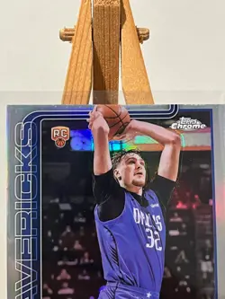 COOPER FLAGG 2025-26 Topps Chrome Rookie #251 Refractor DALLAS MAVERICKS *READ* - Image 4