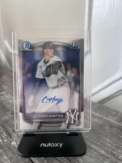 2025 Bowman Chrome - Prospect Autographs Chase Hampton, Chase Hampton... - Image 1