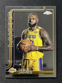 2025-26 Topps Chrome Basketball LeBron James #127 Image Variation Lakers &04012 - Image 1