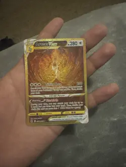 Arceus Vstar Pokemon TCG Gold Edition Metal Card Ultra Rare - Image 1