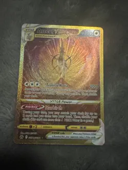 Arceus Vstar Pokemon TCG Gold Edition Metal Card Ultra Rare - Image 4