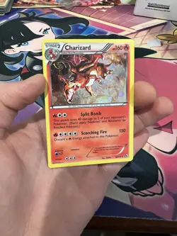 Charizard Cosmos Holo 19/113 HD GALAXY SWIRL - MEW TAIL - Pokemon Card - MP - Image 1
