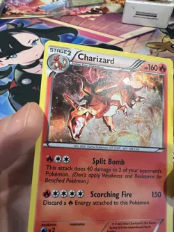 Charizard Cosmos Holo 19/113 HD GALAXY SWIRL - MEW TAIL - Pokemon Card - MP - Image 4