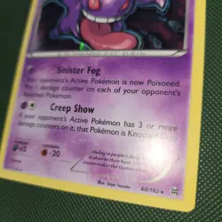 HEAVY HOLO BLEED Gengar 60/162 XY Breakthrough Cosmos 2015 Nintendo Pokemon Card - Image 5