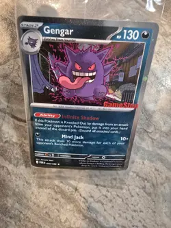 Pokemon Gengar GameStop Promo Holo Card 050/088 130 HP Stage 2 Mind Jack - Image 1