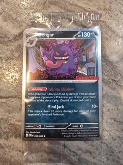 Pokemon Gengar GameStop Promo Holo Card 050/088 130 HP Stage 2 Mind Jack - Image 2