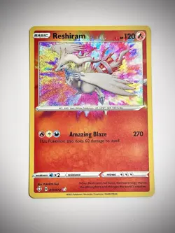 Reshiram 017/072 - Shining Fates - Amazing Rare Holo Pokemon TCG Card NM - Image 1