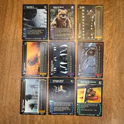 Star Wars TCG WOTC Empire Strikes Back Return of the Jedi Lot of 9 Cards NM/M - Image 1