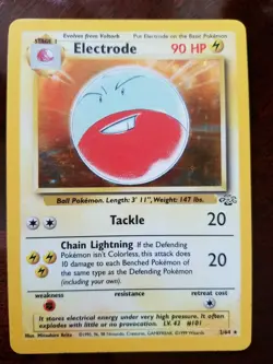 Electrode holo rare Pokemon Card Jungle 2/64 - Image 1