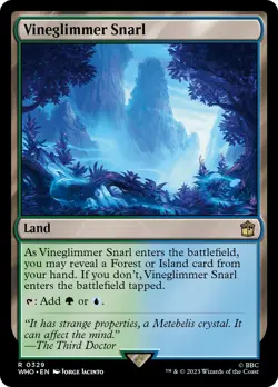 Vineglimmer Snarl [Doctor Who] Magic MTG - Image 1