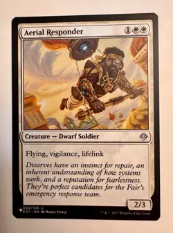 MTG Magic the Gathering Aerial Responder (E01-2/3034) The List LP - Image 1