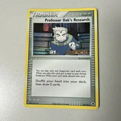 Professor Oak's Research 80/101 Ex Dragon Frontiers Holo Stamped Pokemon TCG LP - Image 1