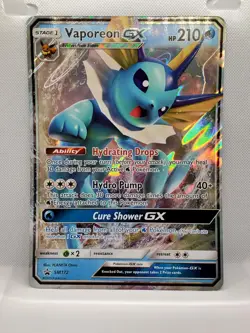 Vaporeon GX SM172 Jumbo Card Black Star Promo Pokemon TCG English - Image 2