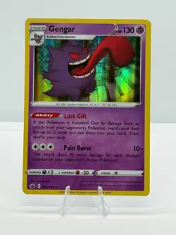 Pokemon TCG Gengar - Chilling Reign - 057/198 Holo Rare - Image 1