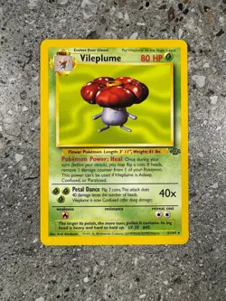Pokemon TCG Cards Vileplume 31/64 Jungle Rare - Image 1