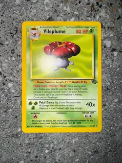 Pokemon TCG Cards Vileplume 31/64 Jungle Rare - Image 3