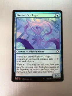 Sinister Cryologist - 75 - MTG: Edge of Eternities - Common - FOIL - Image 1