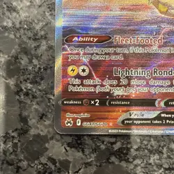 2023 Pokemon Crown Zenith Raikou V GG41/GG70 - Image 3