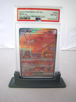 2023 Pokemon 151 SVP EN Mew EX #053 Ultra Premium UPC Black Star Promo PSA 8 - Image 1