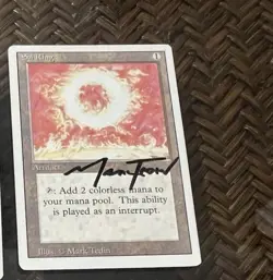 Mtg. Sol Ring. Revised. Signed - Image 1