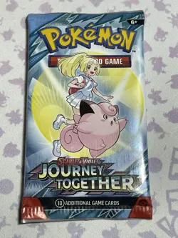 Pokemon TCG Journey Together Booster Pack Sealed x1 Random Art - Image 1
