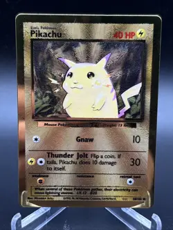 2021 Pokemon Celebrations Ultra Premium Collection Gold Metal Pikachu #58/102 - Image 1