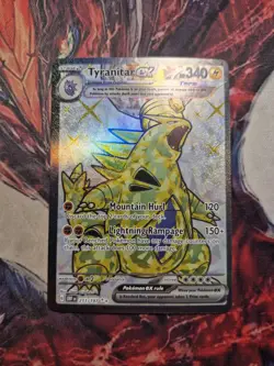 Tyranitar ex 211/197 Pokemon TCG - Obsidian Flames - Ultra Rare Full Art Holo NM - Image 1