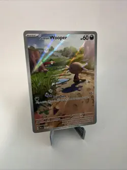 Pokemon TCG Paldean Wooper Illustration Rare 102/094 Me02 Phantasmal Flames - Image 1