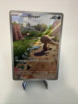 Pokemon TCG Paldean Wooper Illustration Rare 102/094 Me02 Phantasmal Flames - Image 2