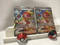 Pokemon Harlequin Trainer Full Art Lot x2 – English & Japanese – SV Set Holo NM - Image 2