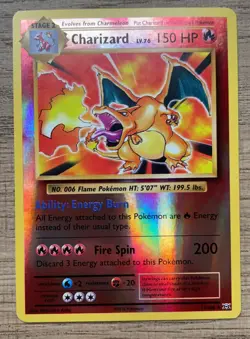 2016 Pokemon Charizard 11/108 ⭐ Reverse Holo Foil XY Evolutions - Image 2