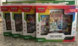 Pokemon TCG First Partner Illustration Collection Series 1 Set of (4) - Image 1