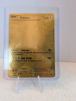 Pokemon Zekrom 115/113 Legendary Treasures Secret Rare Full Art Holo HP130 - Image 1