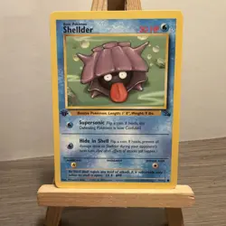 Shellder 1st Edition Fossil 54/62 Common WOTC Vintage Pokemon - Image 1