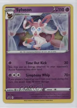 Sylveon Pokemon Sword & Shield Black Star #SWSH211 - Image 1