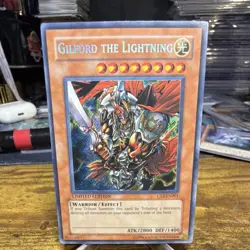 Yu-Gi-Oh! Gilford the Lightning CT2-EN001 Secret Rare Limited Edition Effect - Image 1