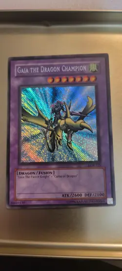YUGIOH! GAIA THE DRAGON CHAMPION LOB-125 Pack Fresh Never Played - Image 1