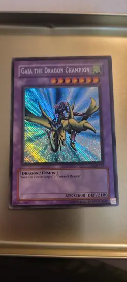 YUGIOH! GAIA THE DRAGON CHAMPION LOB-125 Pack Fresh Never Played - Image 3