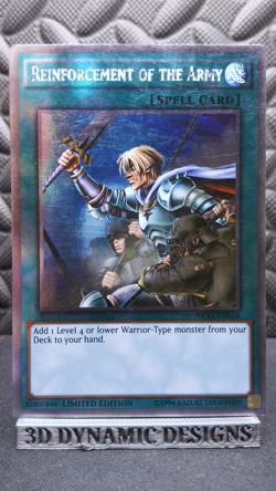 | Yugioh Reinforcement of the Army NKRT-EN026 Platinum Rare LP 🔥 | - Image 1