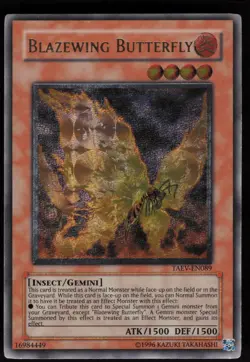 Blazewing Butterfly (UTR) TAEV-EN089 Ultimate Rare TWED ENHANCED YU-GI-OH - Image 1