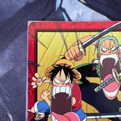 Monkey D Luffy & Roronoa Zoro H37 Hyper Battle Carddass One Piece Bandai JP NM - Image 3