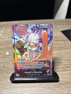 One Piece TCG OP15 -EB04 Jewelry Bonney Leader Alt Art EB04-001 NM - Image 1