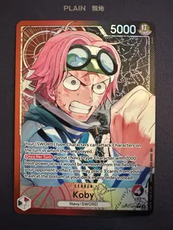 Koby OP11-001 Alternate Art (Alt Art) Leader Foil NM One Piece - Image 1