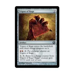 WOTC MtG Scars of Mirrodin Trigon of Rage (U) (x4) NM - Image 1