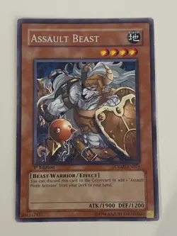 Yugioh - Assault Beast - 1st Edition Rare MP - Plus Free Holo Card - Image 1