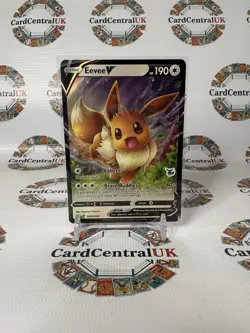 Pokemon TCG Eevee V Holo Card 108/159 Crown Zenith Ultra Rare - Image 1