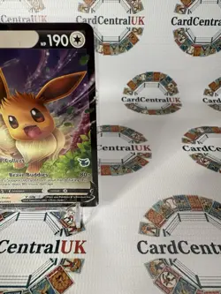 Pokemon TCG Eevee V Holo Card 108/159 Crown Zenith Ultra Rare - Image 3