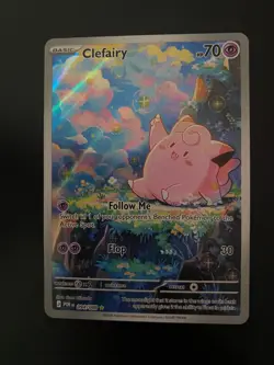 Clefairy 094/088 Illustration Rare Pokemon Card MEG Perfect Order NM Full Art IR - Image 1